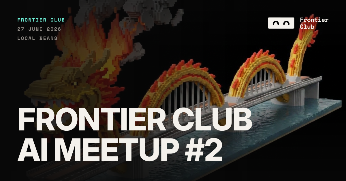 Facebook share card — Frontier Club AI Meetup #2