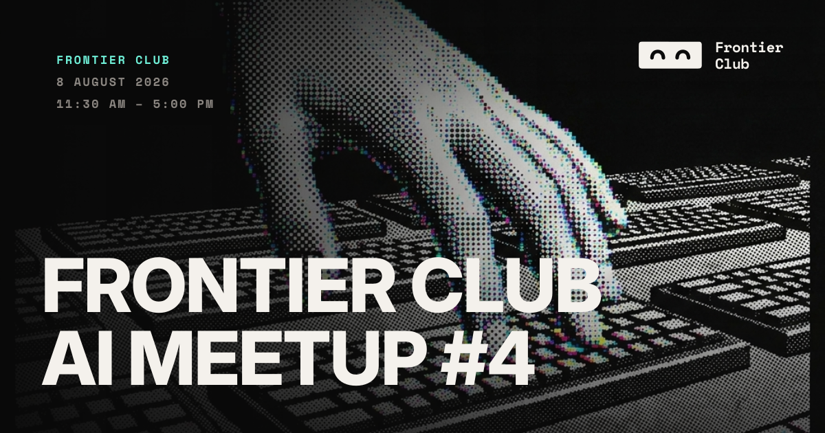 Facebook share card — Frontier Club AI Meetup #4