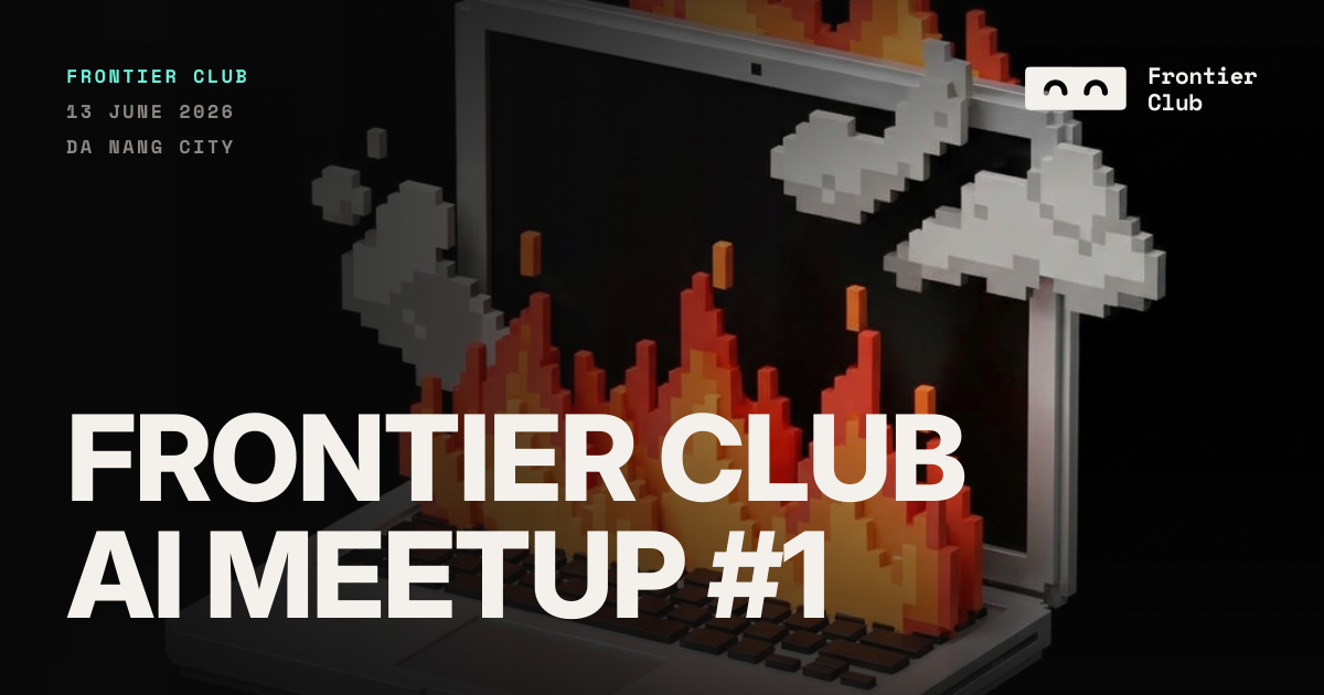 Facebook share card — Frontier Club AI Meetup #1